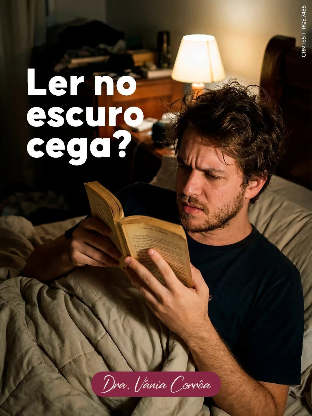 Post Ler no Escuro — Dra. Vânia Corrêa