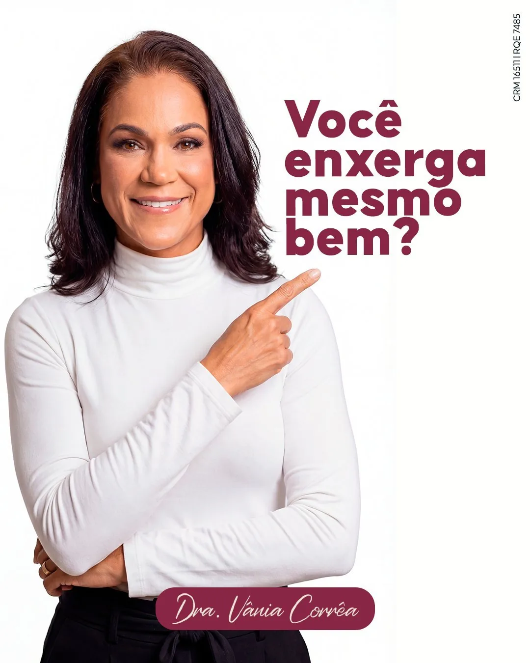 Post Você Enxerga Bem — Dra. Vânia Corrêa
